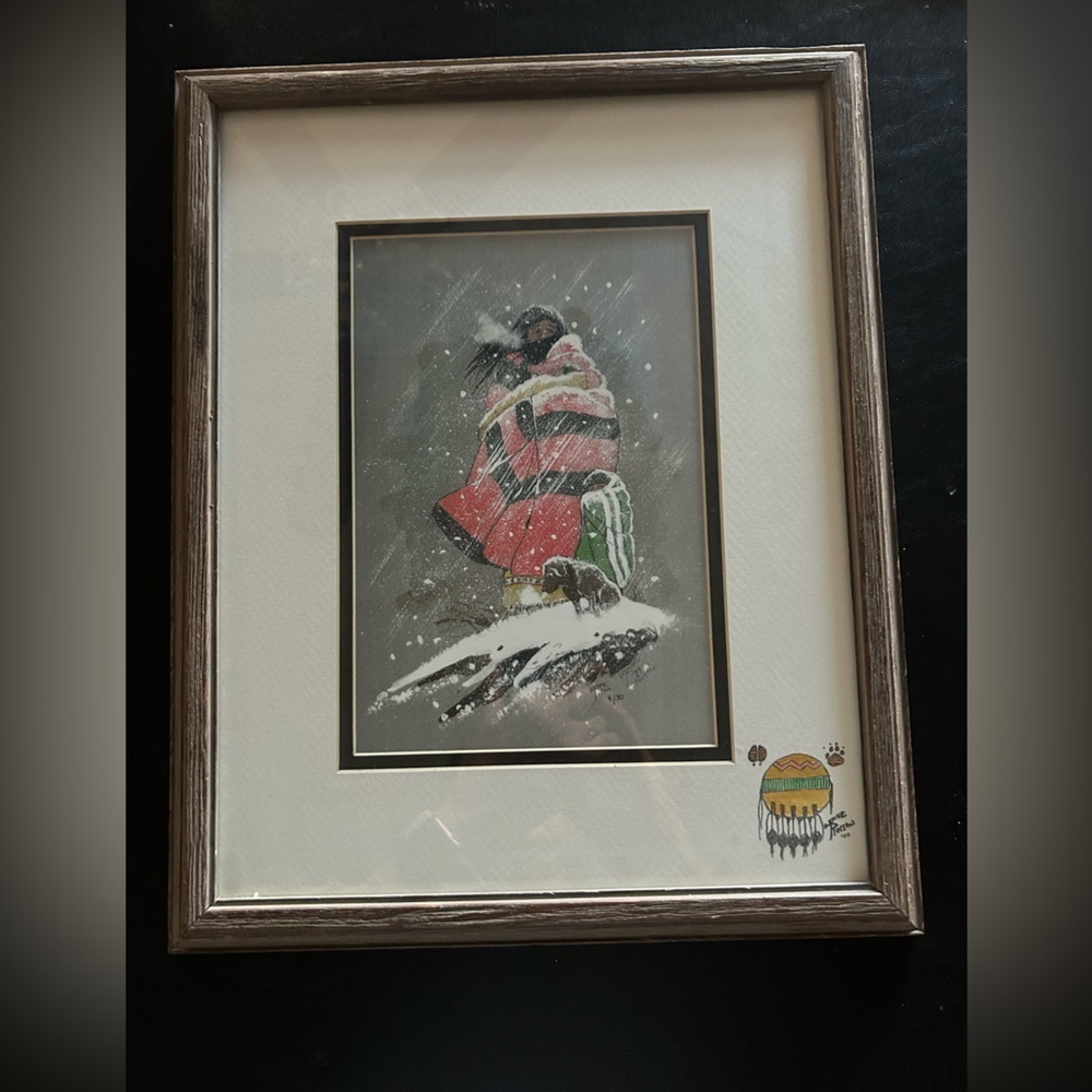 William T Zivic Western Artist Numbered Print 4/30 Signed On Back-Framed - Picture 3 of 12